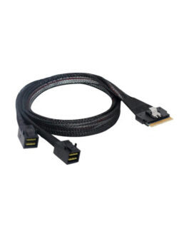 PCI-E Ultraport Slimline SAS Slim 4.0 SFF-8654 8i 74pin aux touristes SFF-8643 4i Mini SAS HD Câble PCI-Express