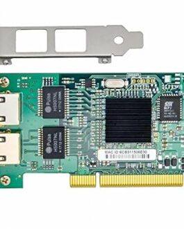 Jeirdus 82546-T2 Carte réseau pour serveur Intel Chipset 82546 Dual Port Gigabit 8492MT PCI 1000M RJ45 NIC Ethernet Desktop Adapter