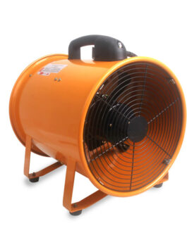 VEVOR SHT-30 Souffleur utilitaire, ventilateur cylindrique robuste de 30,5 cm, ventilateur utilitaire portable haute vitesse, ventilateur utilitaire 520 W 110 V pour ventilation industrielle, orange